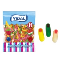 Mini dedos coloridos cortados - Vidal - 1 kg
