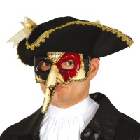 Máscara veneziana com partitura