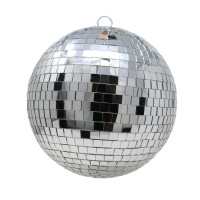 Bola de discoteca com efeito espelho de 20 cm