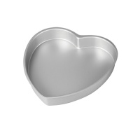 Forma de alumínio de coração de 25 x 7,5 cm - Decora