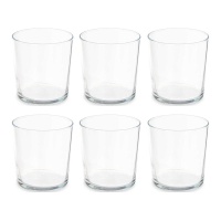 Copo de água reto de 370 ml - 6 unid.