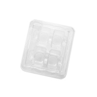 Caixa para macarons 13,6 x 11,5 x 3,3 cm - 4 cavidades