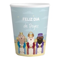 Copos dos Reis Magos azul de 266 ml - 6 unidades