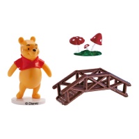 Decoração de bolo Winnie the Pooh - Dekora - 3 unidades