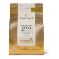 Pepitas de Chocolate com Caramelo Ouro 2,5 kg - Callebaut