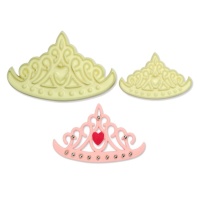 Moldes de coroa de princesa - JEM - 2 pcs.