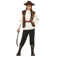 Fato pirata Morgan para crianças