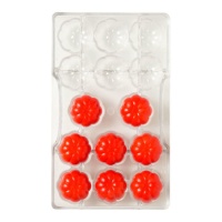 Forma para bombons de chocolate com praliné Arianna - Decora - 14 cavidades