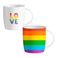 Caneca Rainbow de 350 ml - 1 peça