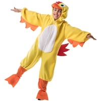 Fato de galinha amarelo para criança