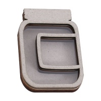 Agitador de jarra de madeira com íman e acetato 6,5 x 4,5 cm - Artis decor