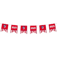 Guirlanda do Atlético de Madrid com escudos Atleti - 12 peças