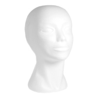 Figura de cortiça da cabeça de uma mulher 16 x 29 cm - 1 pc.