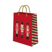 Saco de oferta tradicional de Natal 32 x 26 x 10 cm