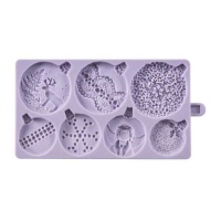 Molde de silicone para bolas de Natal - Karen Davies - 1 unid.