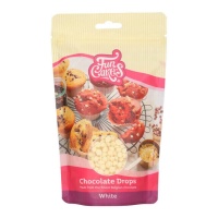 Gotas de Chocolate Branco 350 g - FunCakes