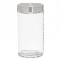 Pote redondo de 1,7 L com tampa de aço - Vivalto