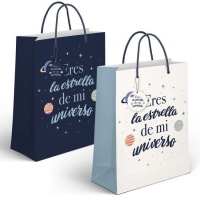 Tu és a estrela do meu universo 32 x 26 x 10 cm saco de oferta - 1 unid.