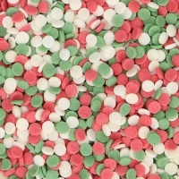Sprinkles de confettis natalícios mini de 60 g - FunCakes