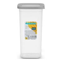 Pote de 1,5 L de plástico com tampa