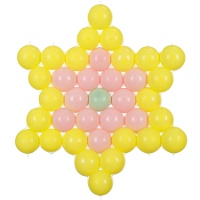 Malhas para balões em forma de estrela de 63 x 58 cm