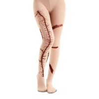 Collants com cicatrizes