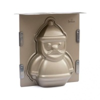 Molde do Pai Natal em metal 3D 22 cm - Decorar