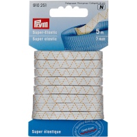 Fita super elástica 0,7 cm branca - Prym - 5 m