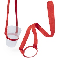 Porta-copos lanyard de cores - 1 unidade