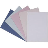 Kit de cartolinas peroladas lisas de cores suaves de 25,4 x 18 cm - Artis decor - 15 unidades