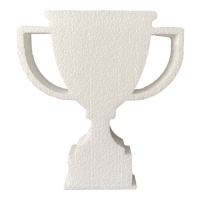 Taça dos campeões 30 x 26 cm figura de cortiça