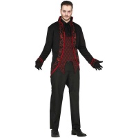 Fato de Vampiro Gótico Elegante para Homem
