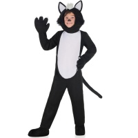 Fato de gato com luvas para crianças