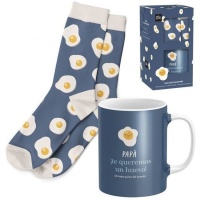 Conjunto de copos de ovos e meias Papa Egg - DCasa