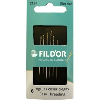 Agulhas de costura para olhos invisíveis nº 4-8 - Fildor - 6 unid.
