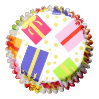 Forminhas para cupcakes de prendas de 5 x 7 x 2,8 cm - PME - 30 unidades