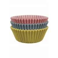 Cápsulas de cupcake em cores pastel - PME - 60 pcs.