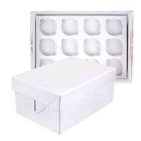 Caixa rectangular para 12 cupcakes de 32 x 22 x 14 cm - PME