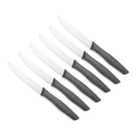 Conjunto de 6 facas peroladas com 11 cm de lâmina Nova - Arcos