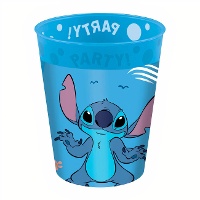 Copos reutilizáveis do Stitch 250 ml - Conjunto com 4 unidades