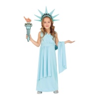 Fato da Estátua da Liberdade para menina
