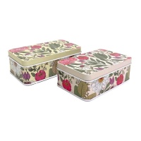 Caixa de flores em metal 11,5 x 6,5 x 4 cm