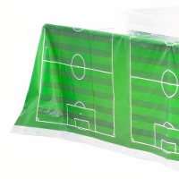Toalha de mesa com campo de futebol, 2,20 x 1,32 m