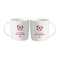 Chávena de 350 ml Juntos somos uma grande equipa - 2 unidades
