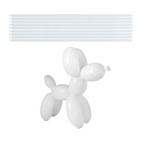 Balões de látex branco moda 2,5 x 160 cm - Sempertex - 100 peças