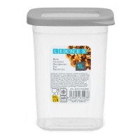 Jarra de 1 L de plástico com tampa