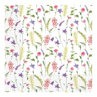 Guardanapos de flores coloridos de 16,5 x 16,5 cm - 20 unidades