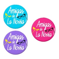 Crachá de despedida de solteira para as amigas da noiva