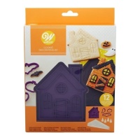 Kit de Cortador de Biscoitos de Halloween da Casa Assombrada - 12 pcs.