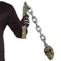 Maza com corrente de caveira de 84 cm